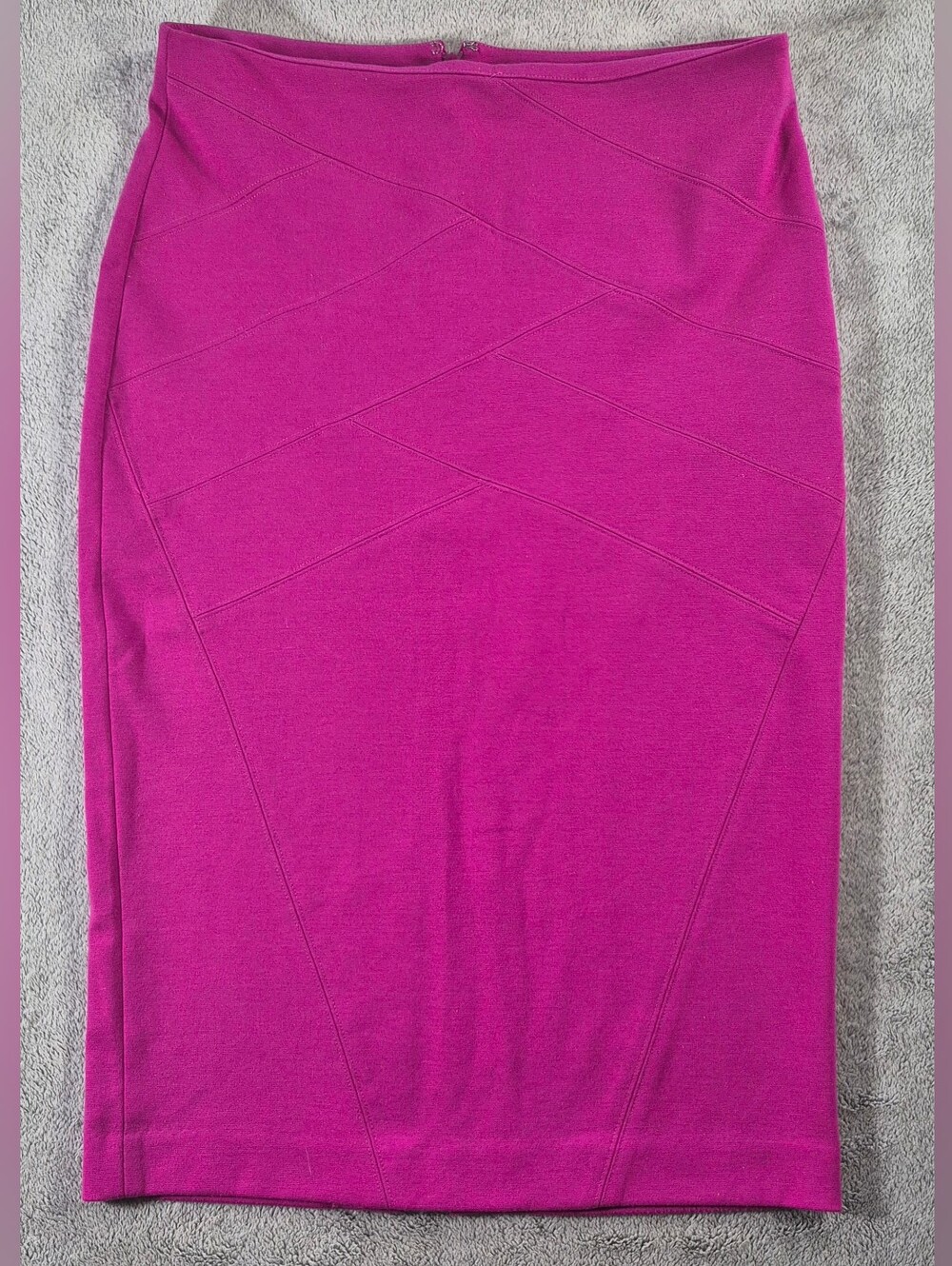 Express Fuchsia Panel Pencil Skirt